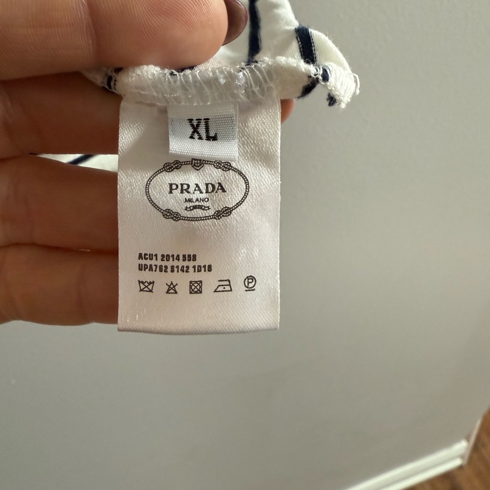 Prada Black and White Striped Tank Top - Picture 5 of 10